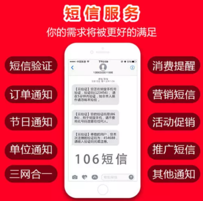 106推广短信_发送在线_短信通知短信平台
