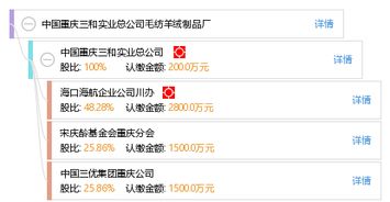 中国重庆三和实业总公司毛纺羊绒制品厂 工商信息 风险信息 天眼查